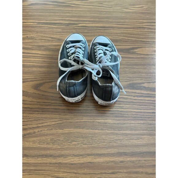 Converse All Stars black white lace-up sneakers size men’s 4.5 woman’s 6.5 - Picture 3 of 8